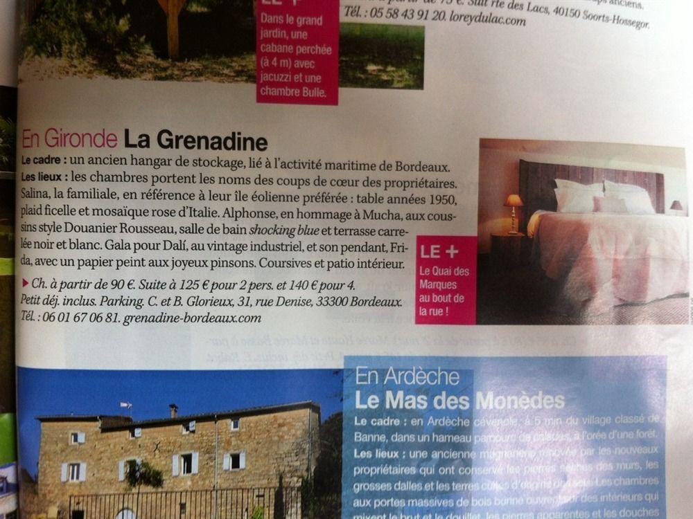 La Grenadine Bed and Breakfast Bordeaux Buitenkant foto